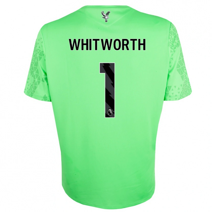 Danxen Homme Harry Whitworth #1 Maillot de Gardien Vert Noir 2025/26 T-shirt