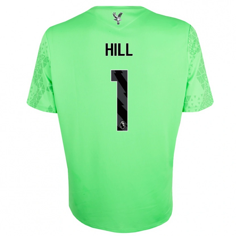 Danxen Homme Marcus Hill #1 Maillot de Gardien Vert Noir 2025/26 T-shirt