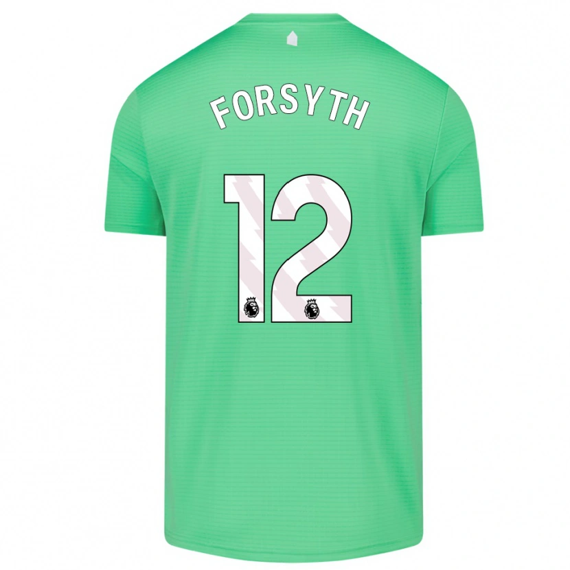 Danxen Homme Luke Forsyth #12 Maillot de Gardien Vert Moyen 2025/26 T-shirt