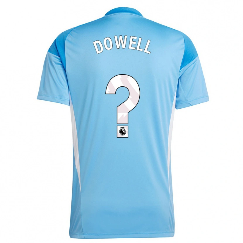 Danxen Homme Roman Dowell #0 Maillot de Gardien Bleu Blanc 2025/26 T-shirt