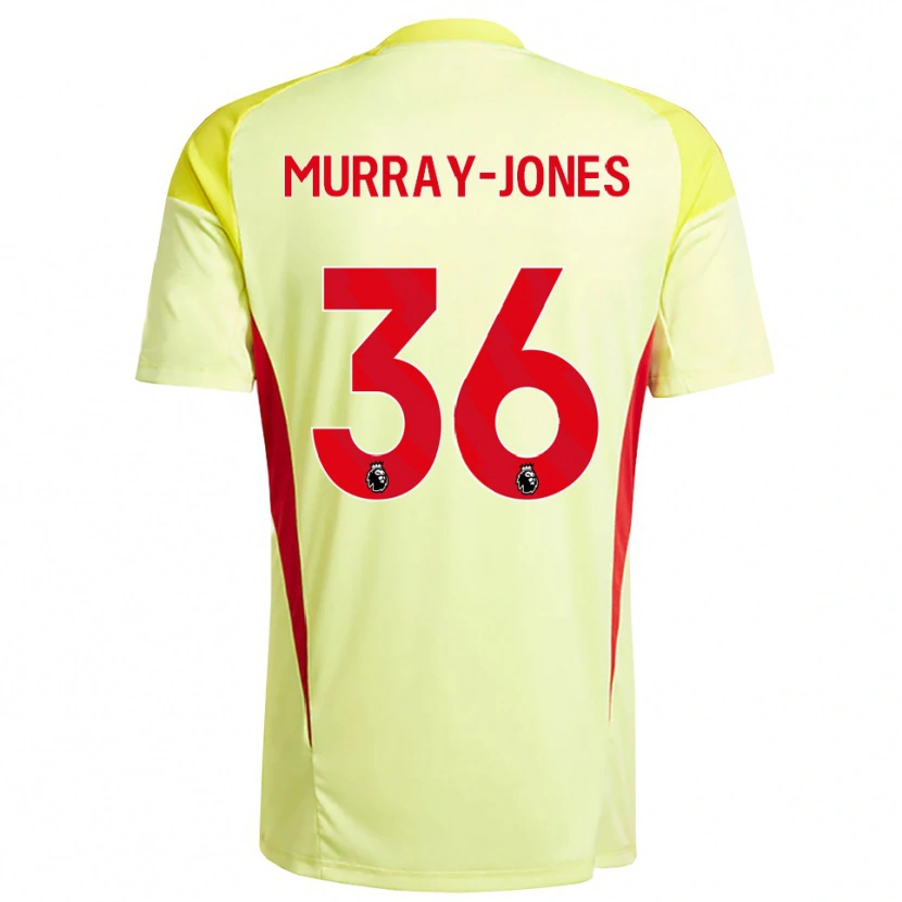 Danxen Homme George Murray-Jones #36 Maillot de Gardien Jaune Clair Orange 2025/26 T-shirt