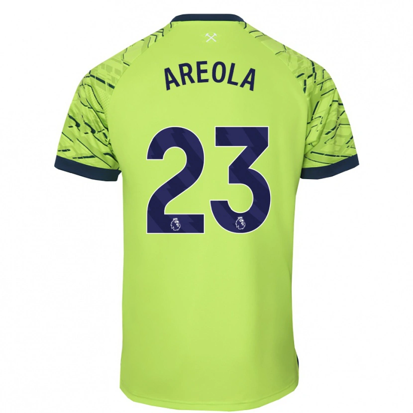 Danxen Homme Alphonse Areola #23 Maillot de Gardien Vert Fluorescent 2025/26 T-shirt