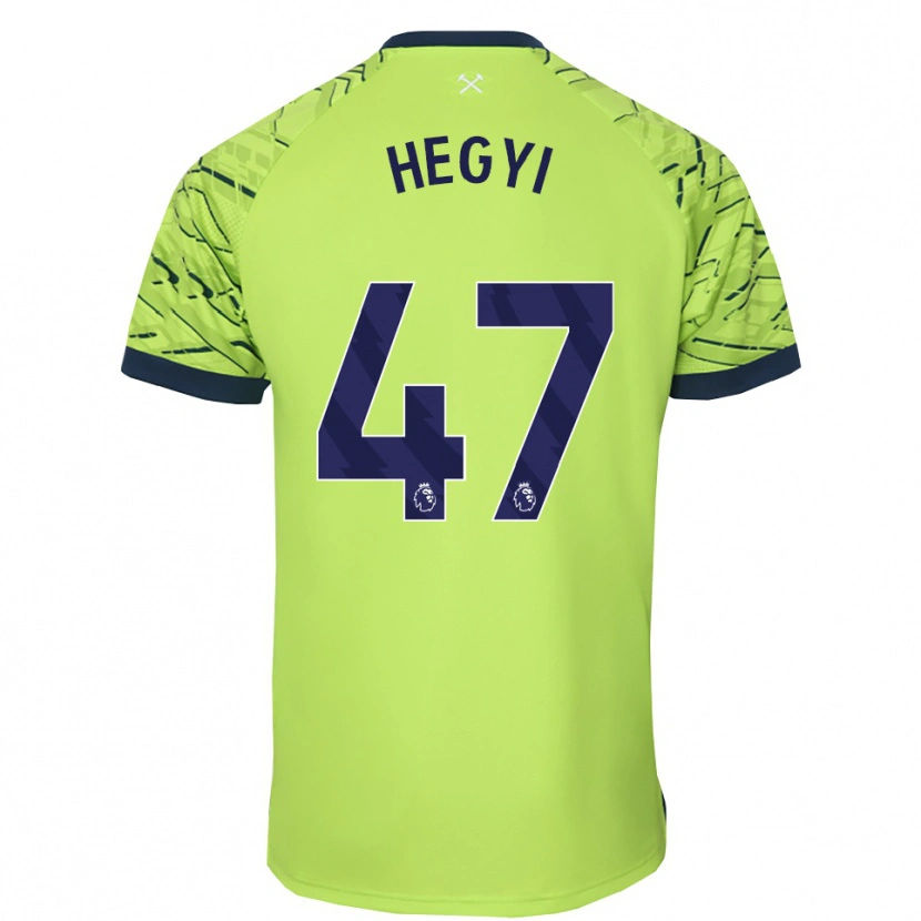 Danxen Homme Krisztián Hegyi #47 Maillot de Gardien Vert Fluorescent 2025/26 T-shirt