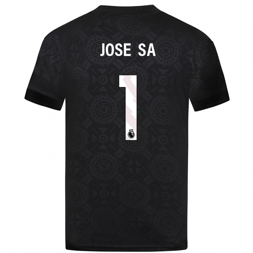 Danxen Homme José Sá #1 Maillot de Gardien Noir Blanc 2025/26 T-shirt