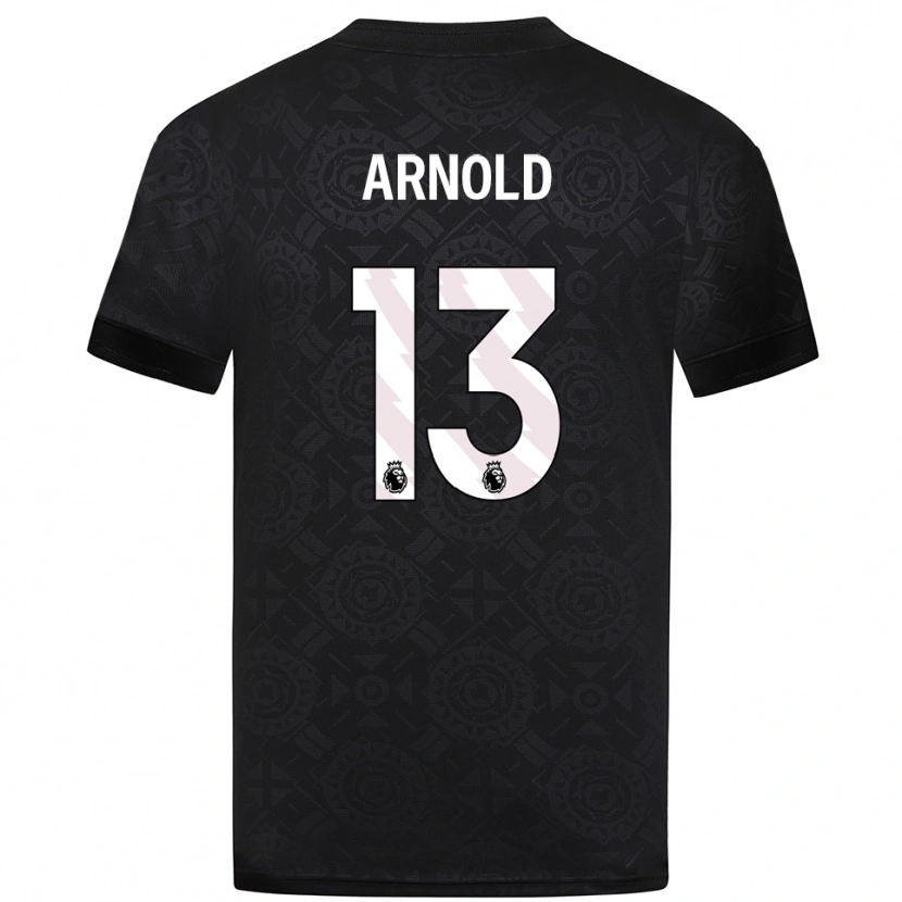 Danxen Homme Alfie Arnold #13 Maillot de Gardien Noir Blanc 2025/26 T-shirt