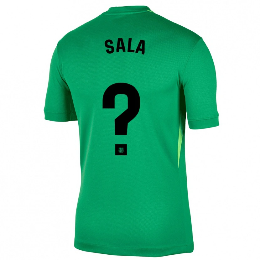 Danxen Homme Gerard Sala #0 Maillot de Gardien Vert Noir 2025/26 T-shirt
