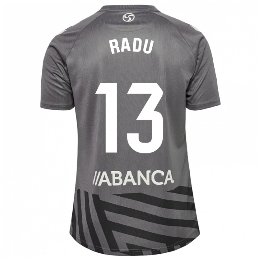 Danxen Homme Ionuț Radu #13 Maillot de Gardien Gris Foncé Noir 2025/26 T-shirt