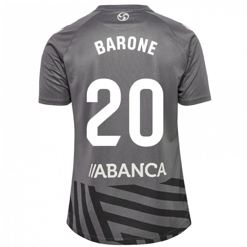 Danxen Homme Caio Barone #20 Maillot de Gardien Gris Foncé Noir 2025/26 T-shirt