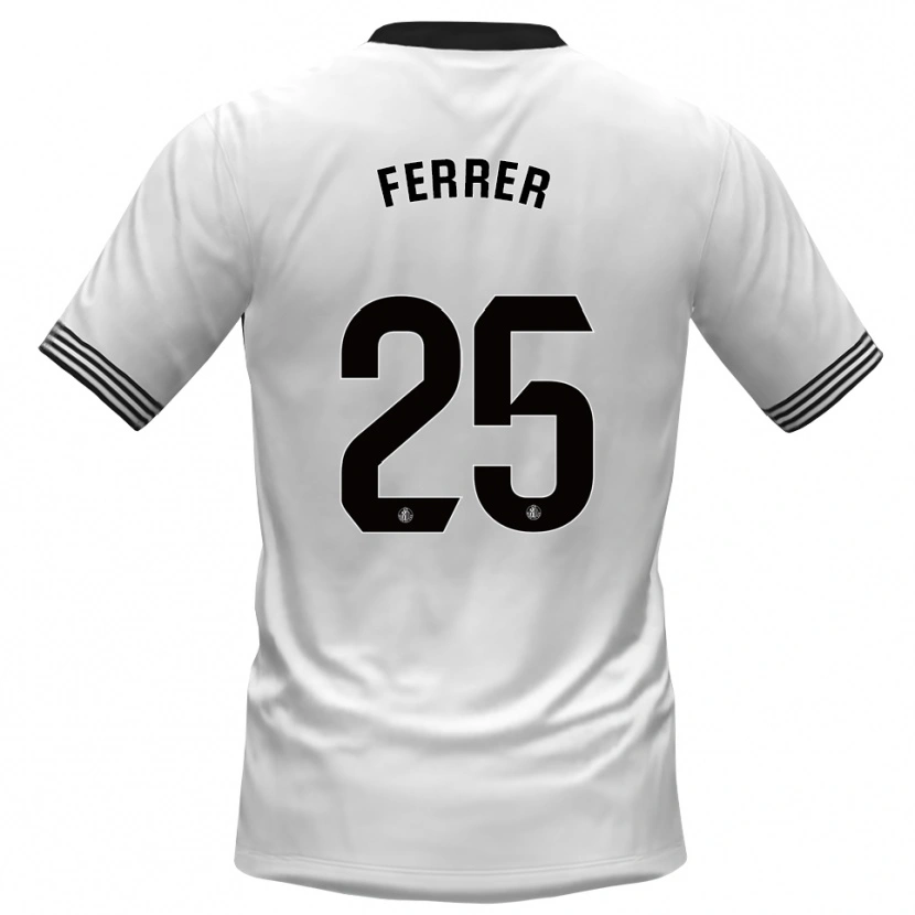 Danxen Homme Diego Ferrer #25 Maillot de Gardien Blanc Noir 2025/26 T-shirt
