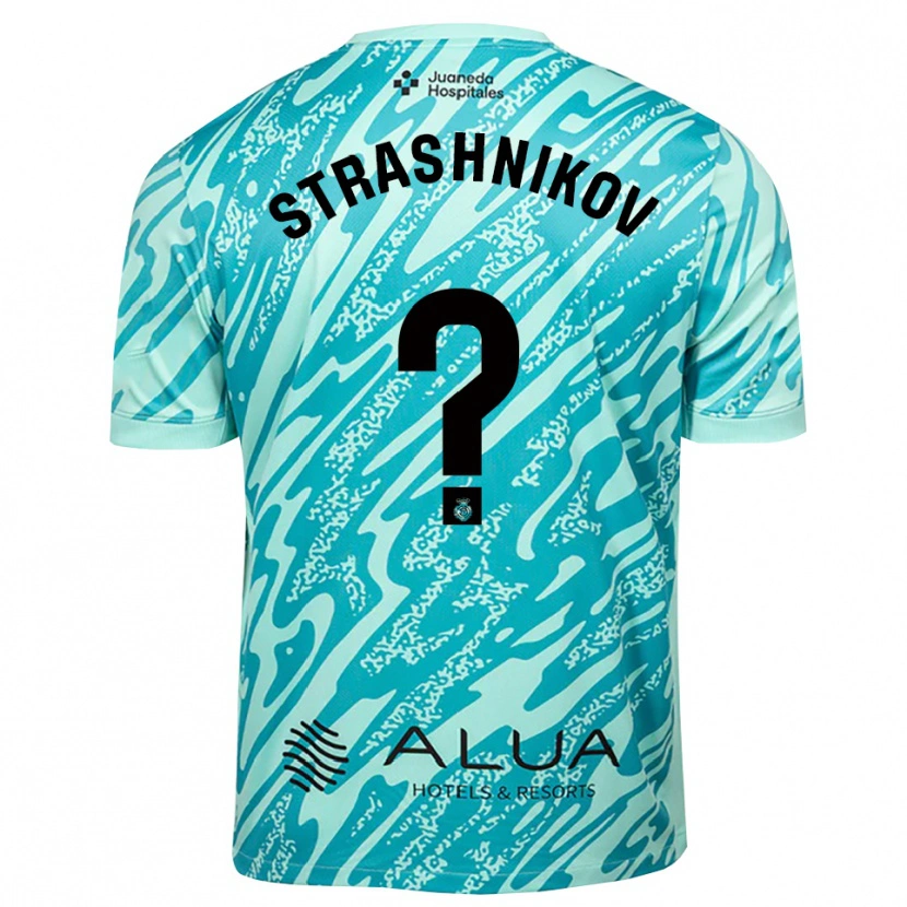 Danxen Homme Nikolay Strashnikov #0 Maillot de Gardien Cyan Noir 2025/26 T-shirt