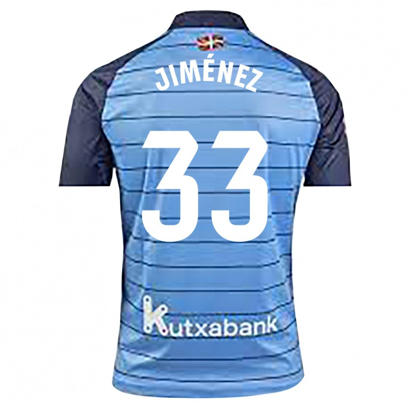 Danxen Homme Javier Jiménez #33 Maillot de Gardien Bleu Marine 2025/26 T-shirt