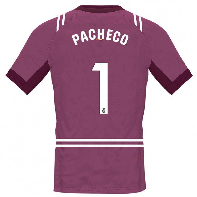 Danxen Homme Álvaro Pacheco #1 Maillot de Gardien Blanc Bourgogne 2025/26 T-shirt