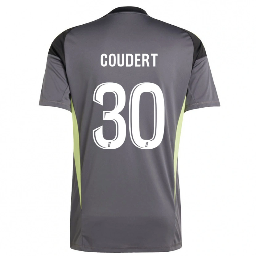 Danxen Homme Grégoire Coudert #30 Maillot de Gardien Vert Gris Foncé 2025/26 T-shirt