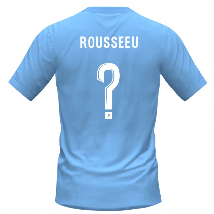 Danxen Homme Justine Rousseeu #0 Maillot de Gardien Bleu Noir 2025/26 T-shirt