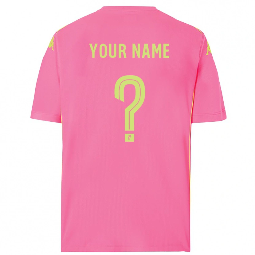 Danxen Homme FC Metz Maillot de Gardien Rose Fluo 2025/26 T-shirt