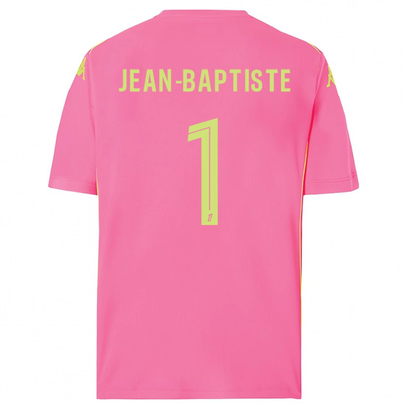 Danxen Homme Romain Jean-Baptiste #1 Maillot de Gardien Rose Fluo 2025/26 T-shirt