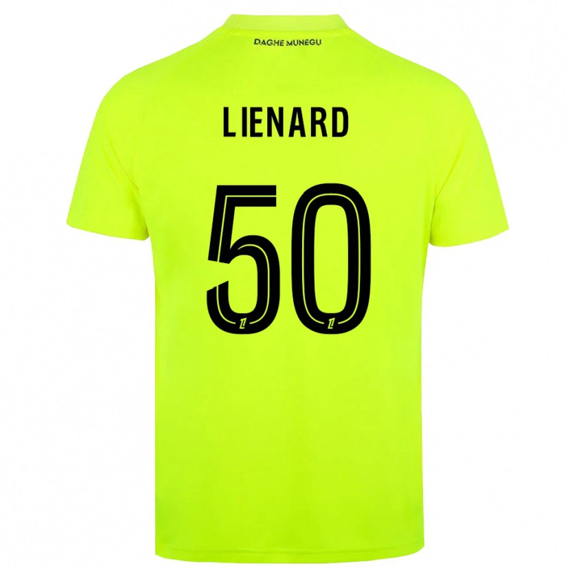 Danxen Homme Yann Lienard #50 Maillot de Gardien Vert Fluo Noir 2025/26 T-shirt