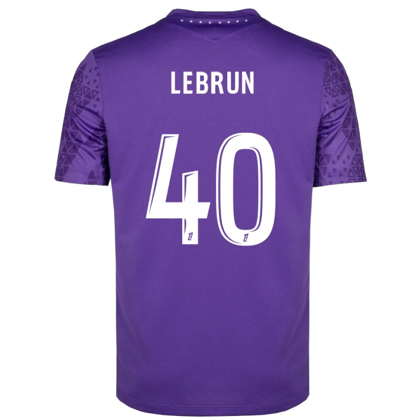 Danxen Homme Lisa Lebrun #40 Maillot de Gardien Violet Blanc 2025/26 T-shirt