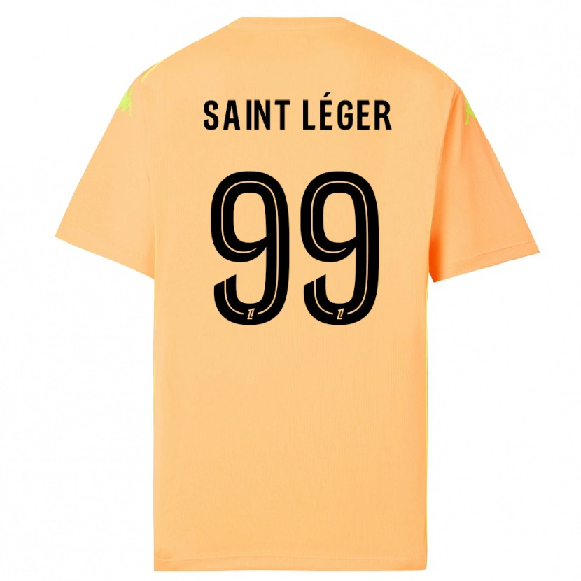Danxen Homme Maureen Saint Léger #99 Maillot de Gardien Orange Clair Noir 2025/26 T-shirt
