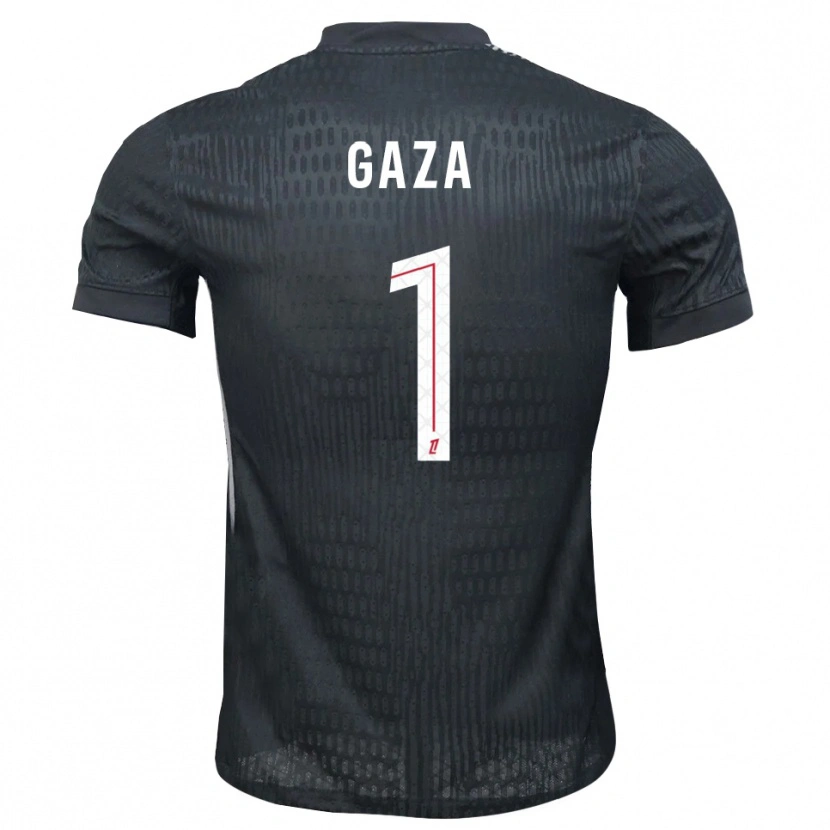 Danxen Homme Johnny Gaza #1 Maillot de Gardien Gris Foncé Noir 2025/26 T-shirt