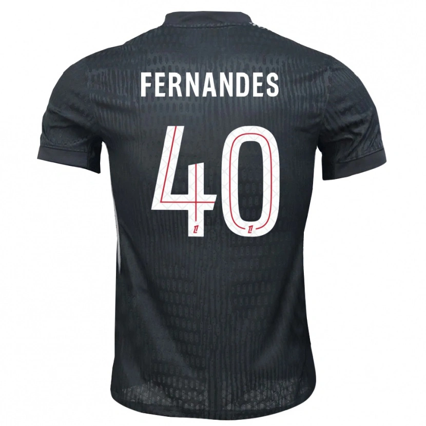 Danxen Homme Alyssa Fernandes #40 Maillot de Gardien Gris Foncé Noir 2025/26 T-shirt