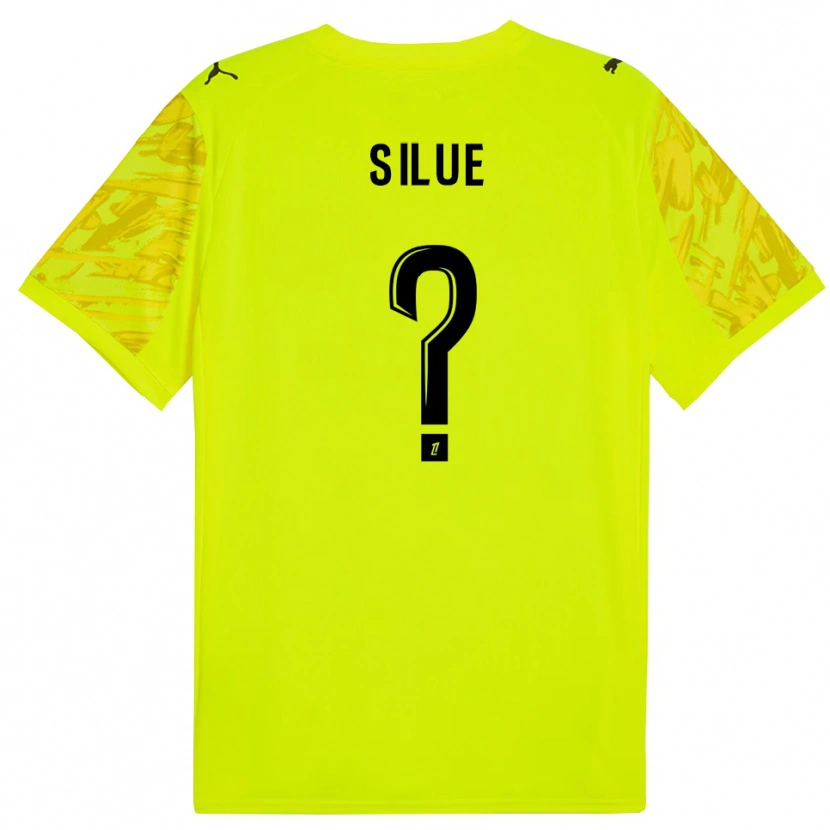Danxen Homme Ange Silue #0 Maillot de Gardien Vert Fluo Jaune 2025/26 T-shirt