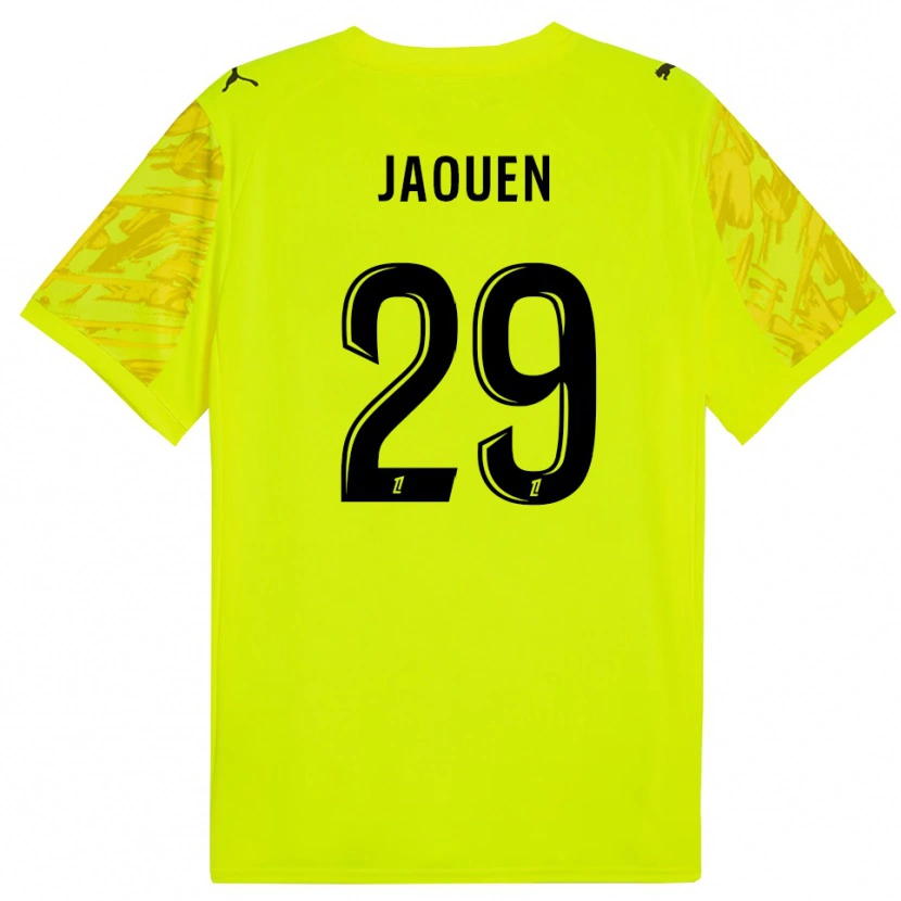 Danxen Homme Ewen Jaouen #29 Maillot de Gardien Vert Fluo Jaune 2025/26 T-shirt