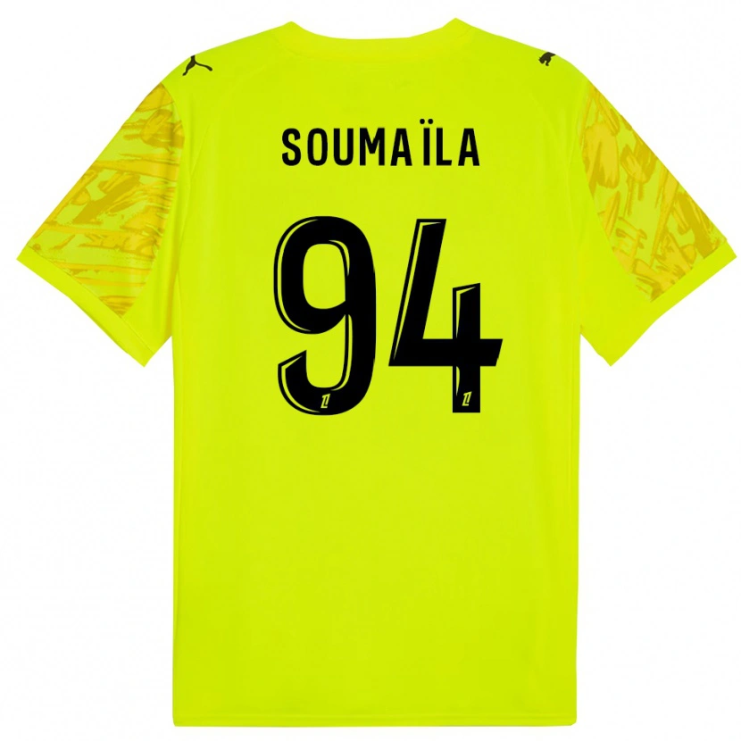 Danxen Homme Soumaïla Sylla #94 Maillot de Gardien Vert Fluo Jaune 2025/26 T-shirt