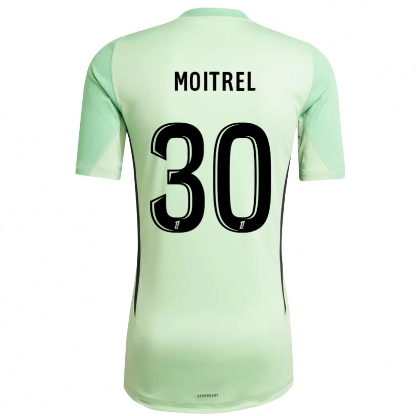 Danxen Homme Pauline Moitrel #30 Maillot de Gardien Vert Clair Noir 2025/26 T-shirt