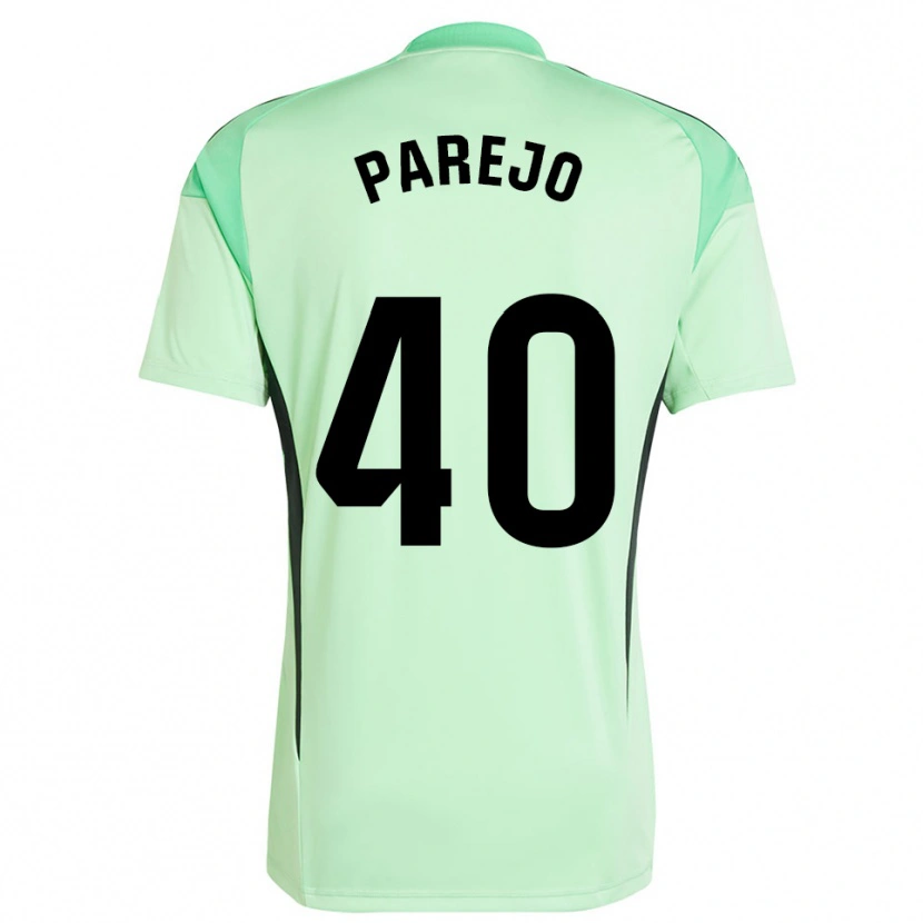 Danxen Homme Jesús Parejo #40 Maillot de Gardien Orange Clair Noir 2025/26 T-shirt