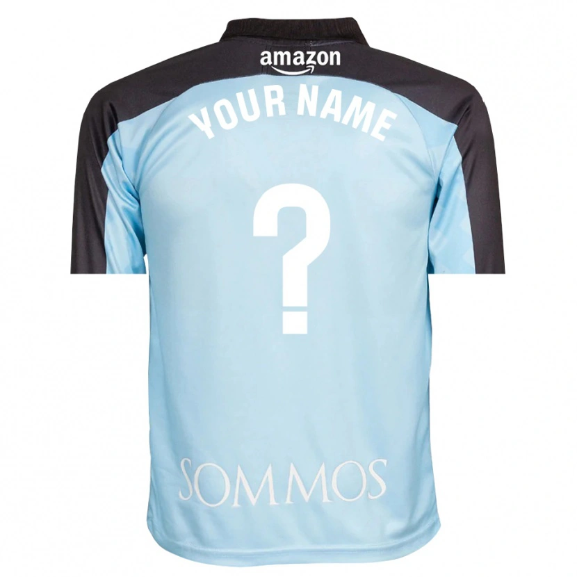 Danxen Homme SD Huesca Maillot de Gardien Bleu Clair Noir 2025/26 T-shirt