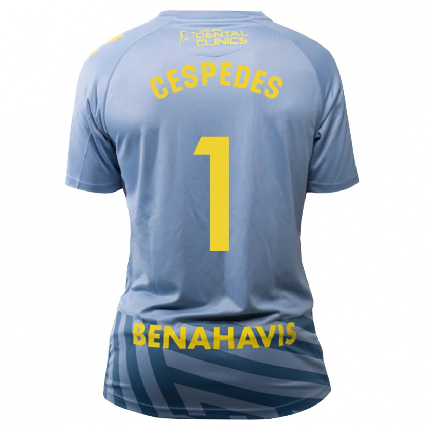 Danxen Homme Andrés Céspedes #1 Maillot de Gardien Bleu Acier Clair 2025/26 T-shirt