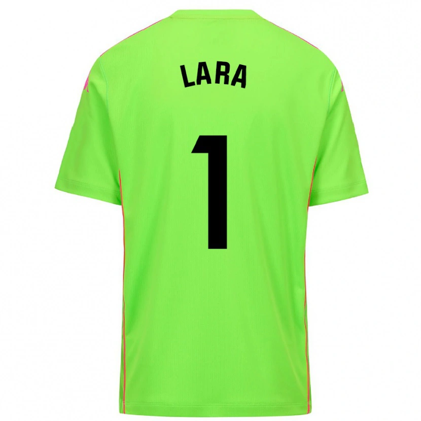 Danxen Homme Lara Lara De Las Heras Coello #1 Maillot de Gardien Lirme Rose Foncé 2025/26 T-shirt