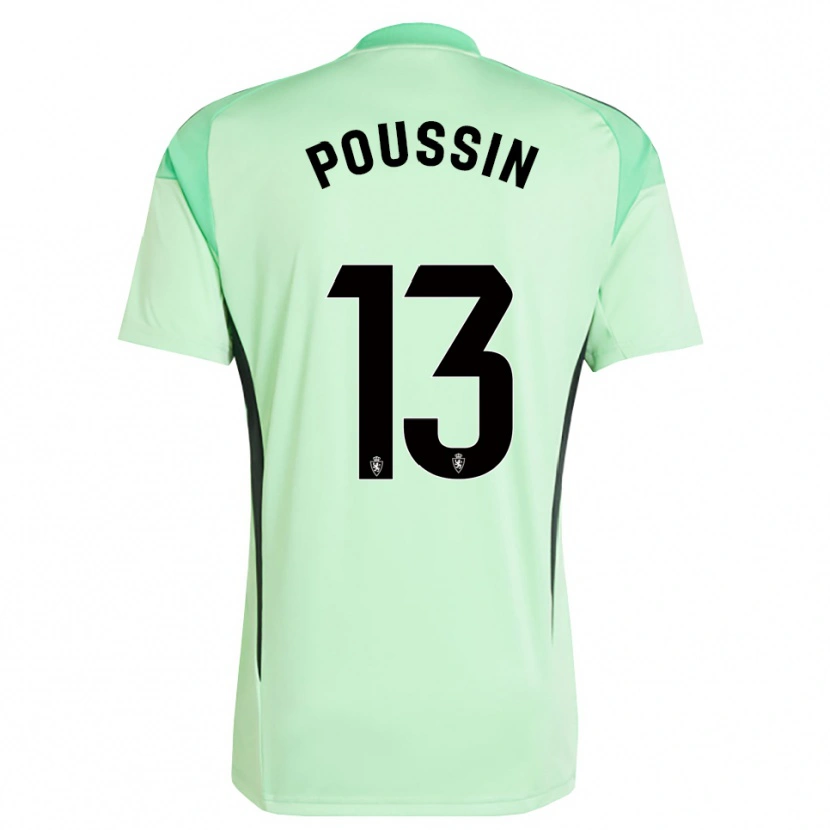 Danxen Homme Gaëtan Poussin #13 Maillot de Gardien Vert Printemps Moyen 2025/26 T-shirt