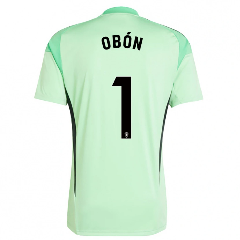Danxen Homme Manuel Obón #1 Maillot de Gardien Vert Printemps Moyen 2025/26 T-shirt