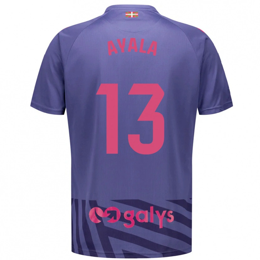 Danxen Homme Unai Ayala #13 Maillot de Gardien Bleu Gris Violet 2025/26 T-shirt