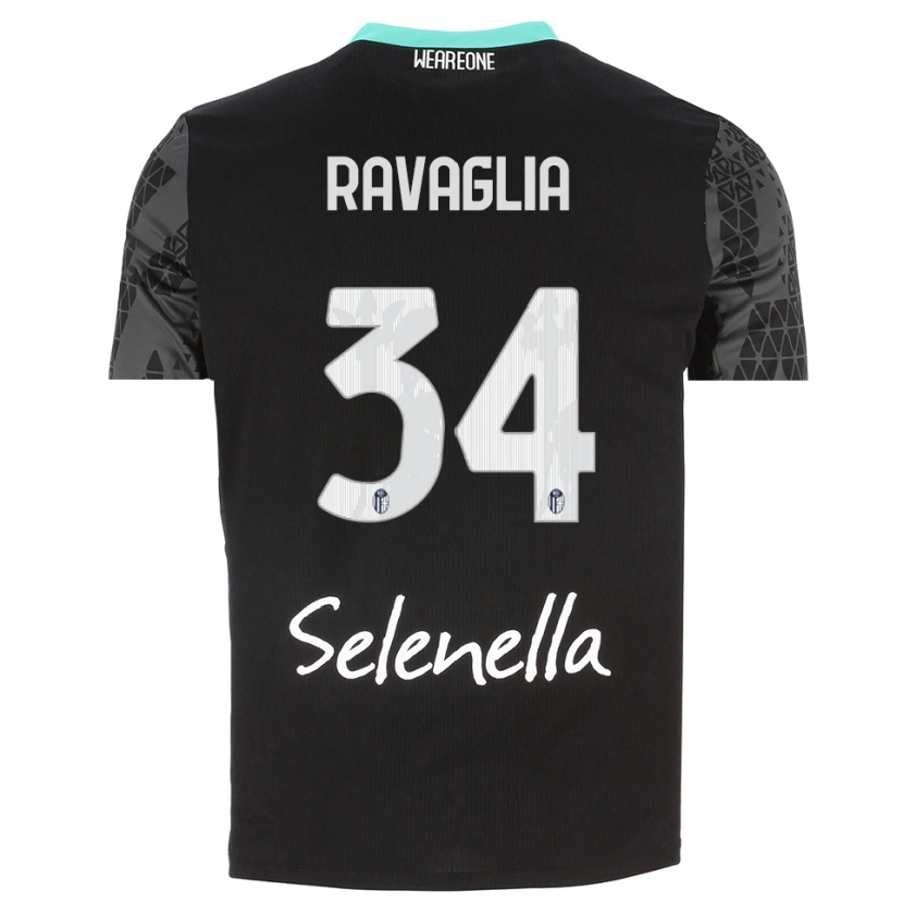 Danxen Homme Federico Ravaglia #34 Maillot de Gardien Gris Noir Blanc 2025/26 T-shirt