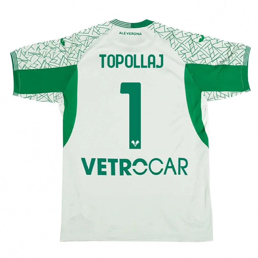 Danxen Homme Mark Topollaj #1 Maillot de Gardien Vert Rouge 2025/26 T-shirt