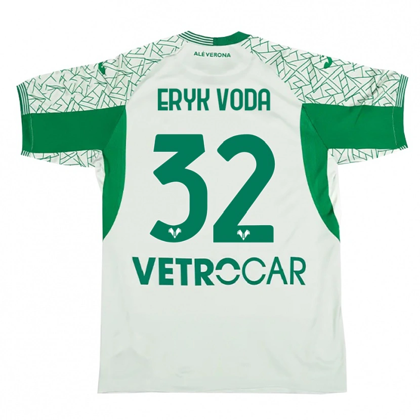 Danxen Homme Eryk Vodă #32 Maillot de Gardien Vert Rouge 2025/26 T-shirt