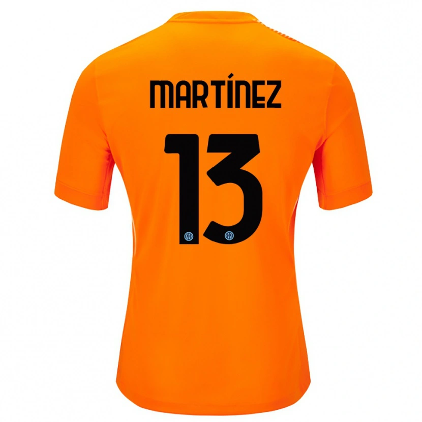 Danxen Homme Josep Martínez #13 Maillot de Gardien Orange Clair Noir 2025/26 T-shirt