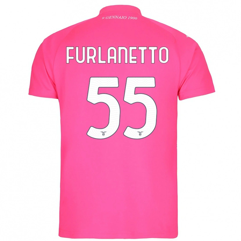 Danxen Homme Alessio Furlanetto #55 Maillot de Gardien Rose Foncée 2025/26 T-shirt