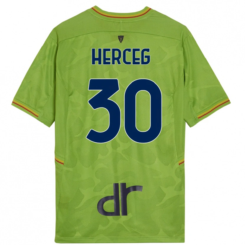 Danxen Homme Lovro Herceg #30 Maillot de Gardien Vert Forêt Noir 2025/26 T-shirt