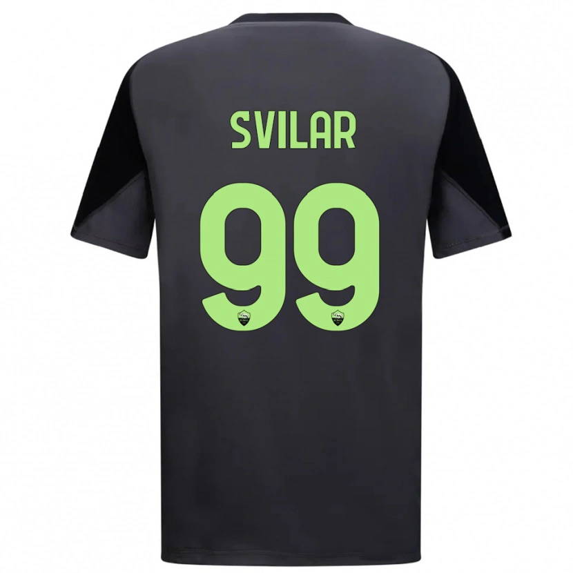Danxen Homme Mile Svilar #99 Maillot de Gardien Noir Vert Clair 2025/26 T-shirt