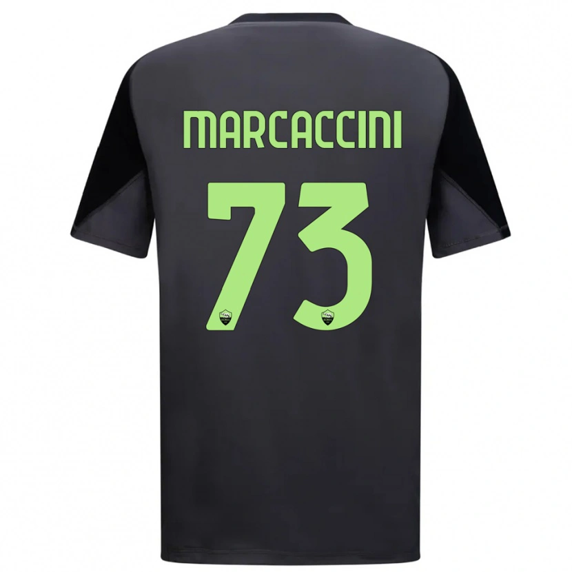 Danxen Homme Alessio Marcaccini #73 Maillot de Gardien Noir Vert Clair 2025/26 T-shirt