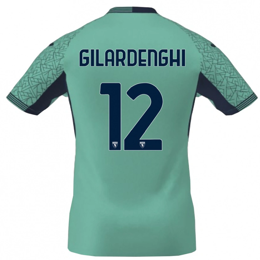 Danxen Homme Riccardo Gilardenghi #12 Maillot de Gardien Bleu Lagon 2025/26 T-shirt