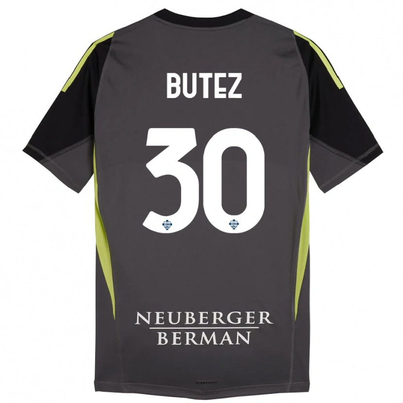 Danxen Homme Jean Butez #30 Maillot de Gardien Noir Vert Clair 2025/26 T-shirt