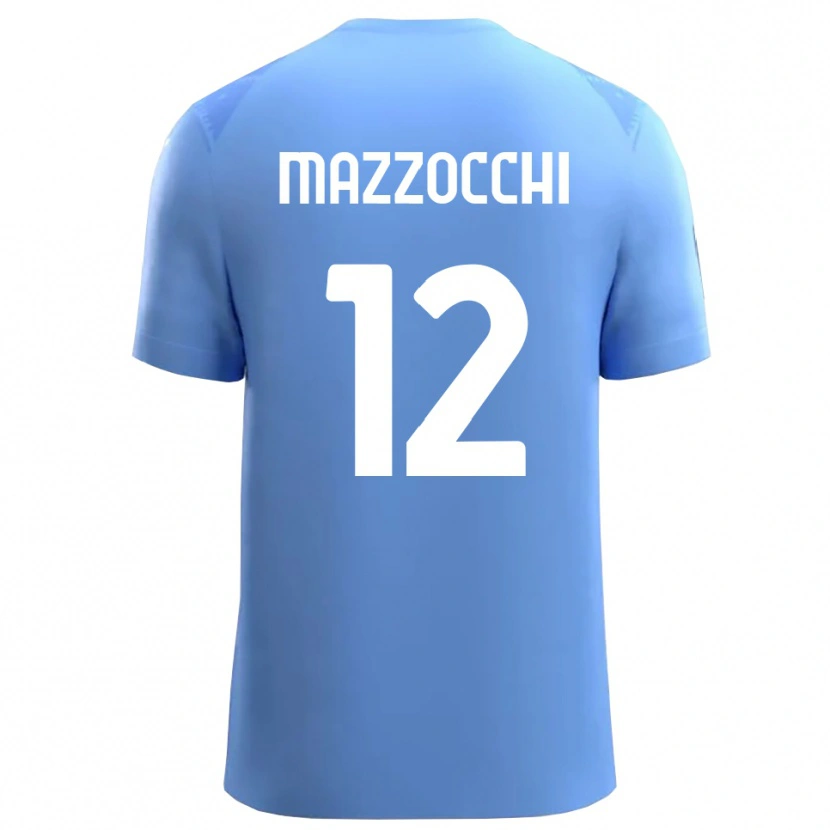 Danxen Homme Alessandro Mazzocchi #12 Maillot de Gardien Ciel Bleu Blanc 2025/26 T-shirt