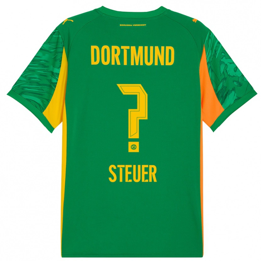 Danxen Homme Etienne Steuer #0 Maillot de Gardien Vert Orange 2025/26 T-shirt