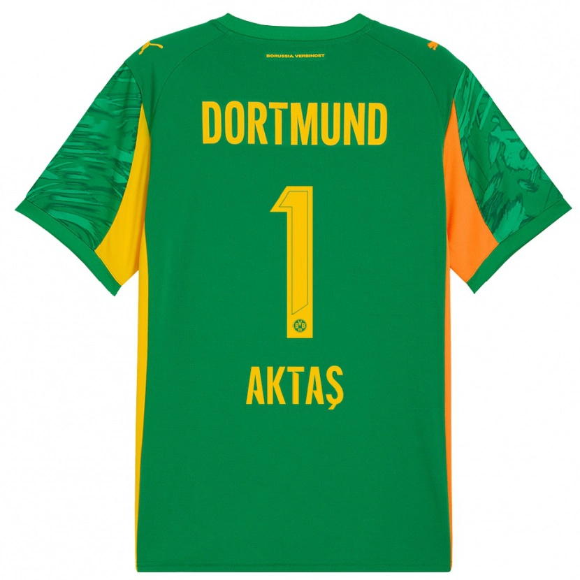 Danxen Homme Yılmaz Aktaş #1 Maillot de Gardien Vert Orange 2025/26 T-shirt