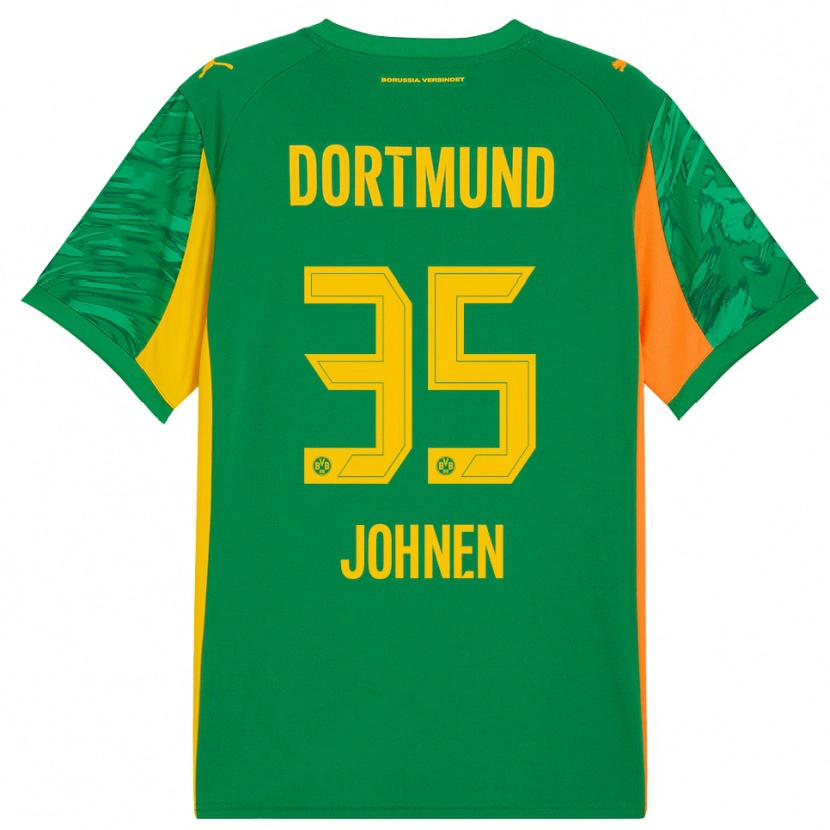 Danxen Homme Marcel Johnen #35 Maillot de Gardien Vert Orange 2025/26 T-shirt